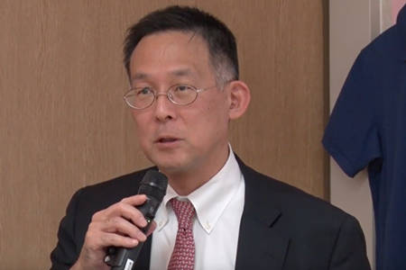 第33回 希少がん Meet the Expert　開会あいさつの様子　